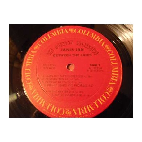 Janis Ian - Between The Lines LP Vinyl Record For Sale