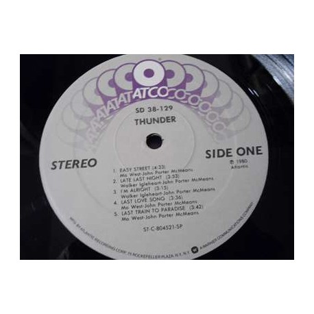 Thunder - Self Titled LP Vinyl Record For Sale