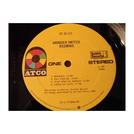 Grinder Switch - Redwing LP Vinyl Record For Sale