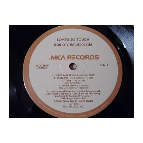 Iron City Houserockers - Love's So Tough LP Vinyl Record For Sale