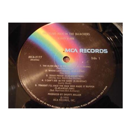 Kenny Starr - The Blind Man In The Bleachers LP Vinyl Record For Sale