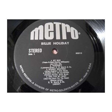 Billie Holiday - Self Titled LP Vinyl Record For Sale
