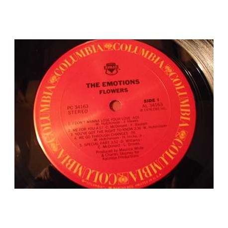 The Emotions - Flowers LP Vinyl Record For Sale