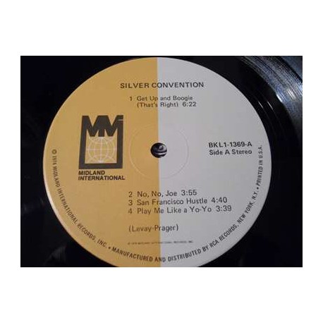 Silver Convention - Self Titled LP Vinyl Record For Sale