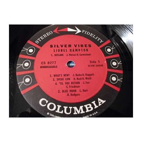 Lionel Hampton - Silver Vibes LP Vinyl Record For Sale