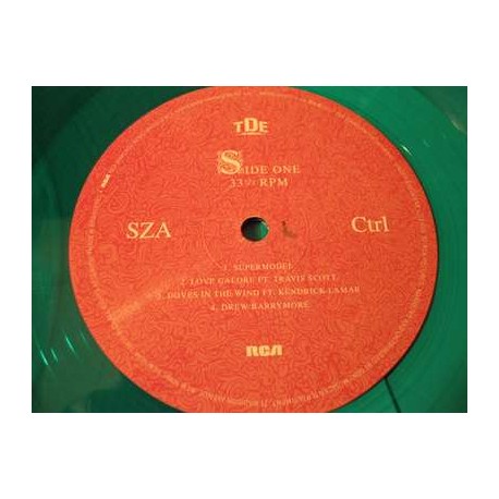 SZA - Ctrl 2x LP Green Translucent Colored Vinyl Record For Sale