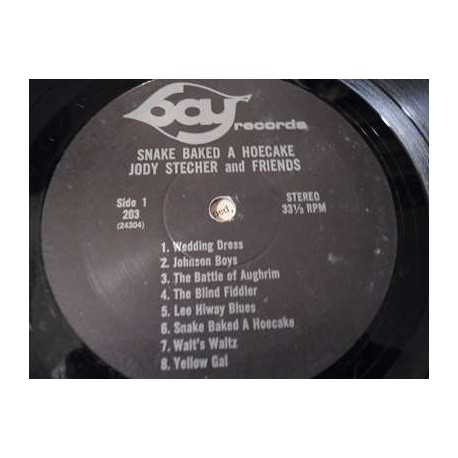 Jody Stecher - Snake Baked A Hoecake LP Vinyl Record For Sale