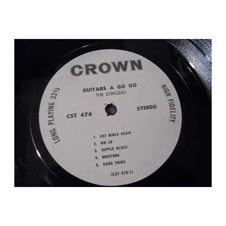 The Stingers - Guitars A Go Go LP Vinyl Record For Sale