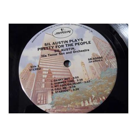 Sil Austin - Plays Pretty For The People LP Vinyl Record For Sale