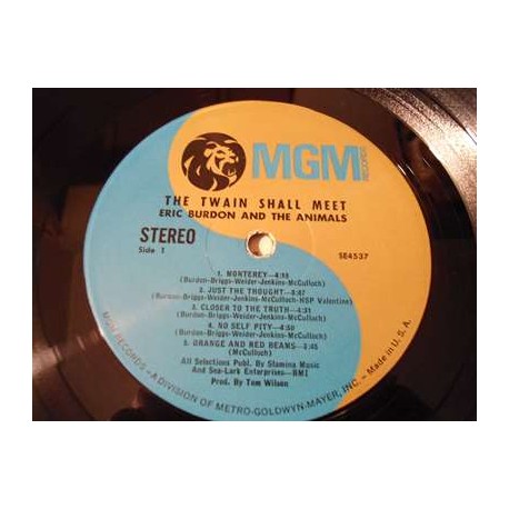 Eric Burdon & The Animals - The Twain Shall Meet LP Vinyl Record For Sale