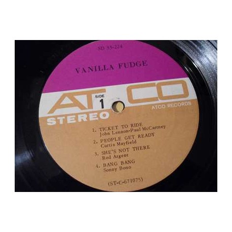 Vanilla Fudge - Self Titled Vinyl LP Record For Sale