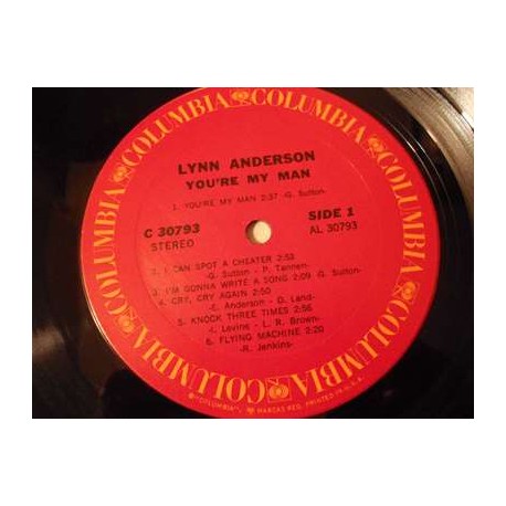 Lynn Anderson - You're My Man LP Vinyl Record For Sale