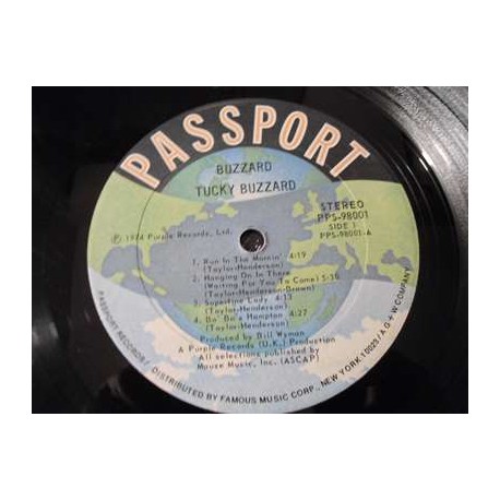 Tucky Buzzard - Buzzard LP Vinyl Record For Sale