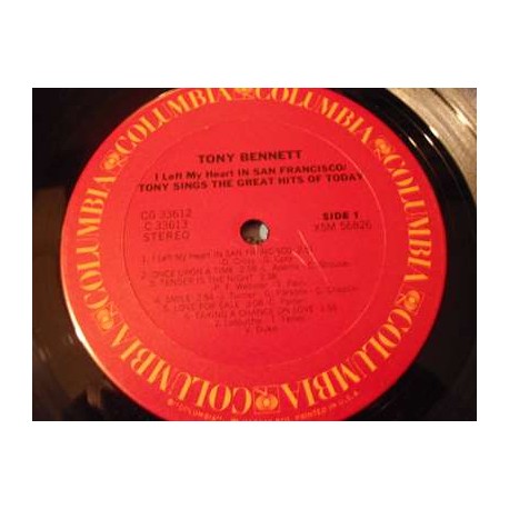 Tony Bennett - Tony Sings The Great Hits Of Today 2xLP Vinyl Record For Sale