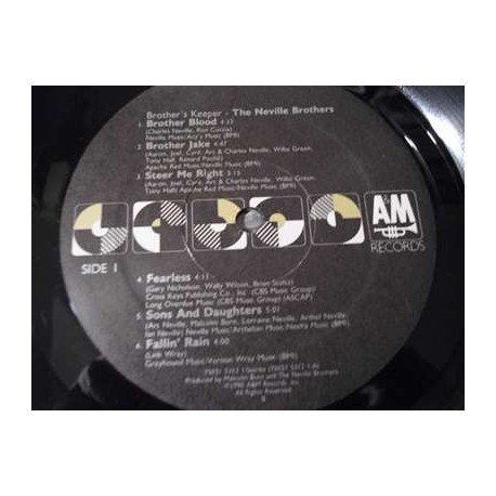 Neville Brothers - Brother's Keeper LP Vinyl Record For Sale
