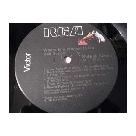 Gail Davies - Where Is A Woman To Go LP Vinyl Record For Sale
