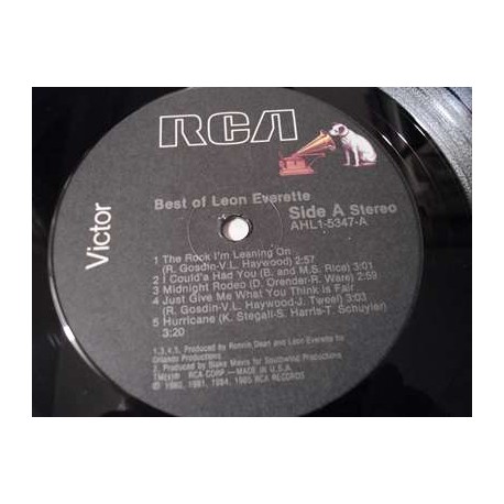 Leon Everette - Best Of Leon Everette LP Vinyl Record For Sale