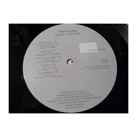 The Nylons - Happy Together LP Vinyl Record For Sale