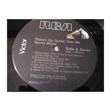 Ronnie Milsap - There's No Gettin' Over Me LP Vinyl Record For Sale