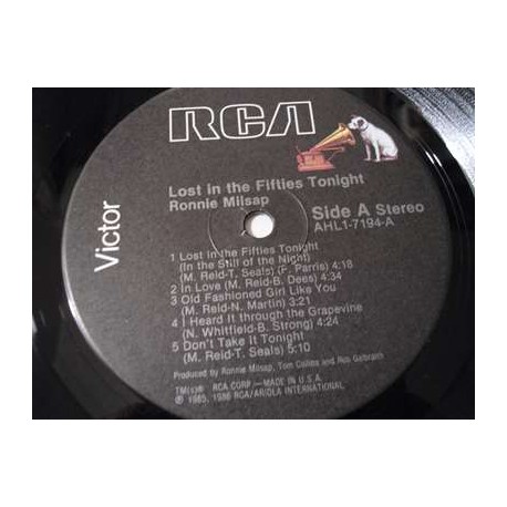 Ronnie Milsap - Lost In The 50s Tonight LP Vinyl Record For Sale