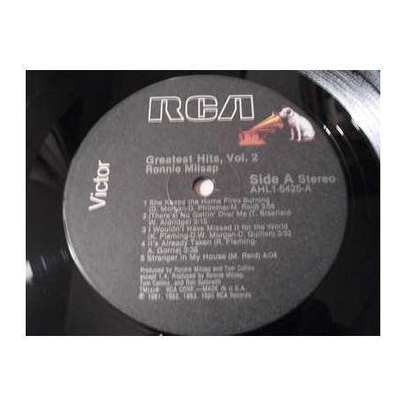 Ronnie Milsap - Greatest Hits Vol. 2 LP Vinyl Record For Sale