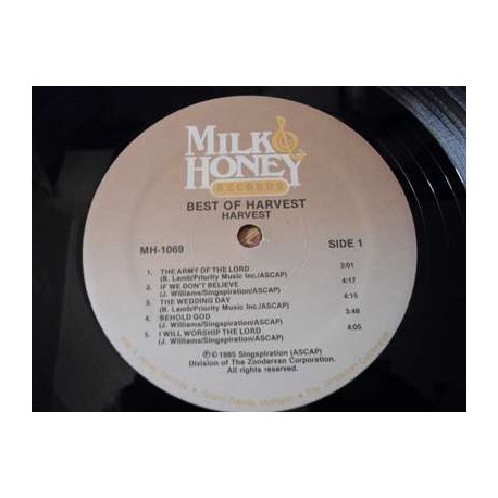 Harvest - The Best Of Harvest LP Vinyl Record For Sale