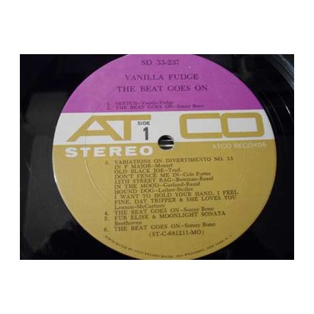 Vanilla Fudge - The Beat Goes On LP Vinyl Record For Sale