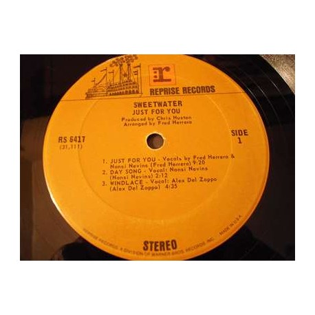Sweetwater - Just For You LP Vinyl Record For Sale