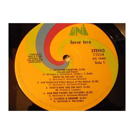 Fever Tree - Self Titled LP Vinyl Record For Sale