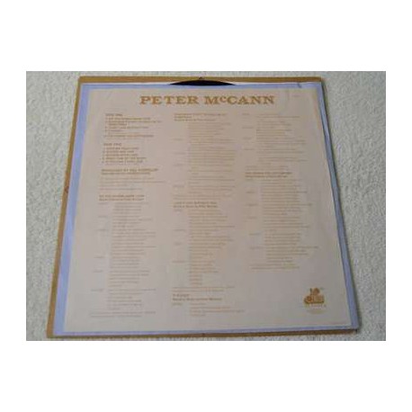 Peter McCann - Self Titled LP Vinyl Record For Sale
