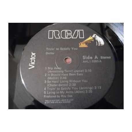 Dottsy - Tryin' To Satisfy You LP Vinyl Record For Sale