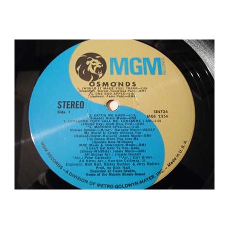 Osmonds - Self Titled LP Vinyl Record For Sale