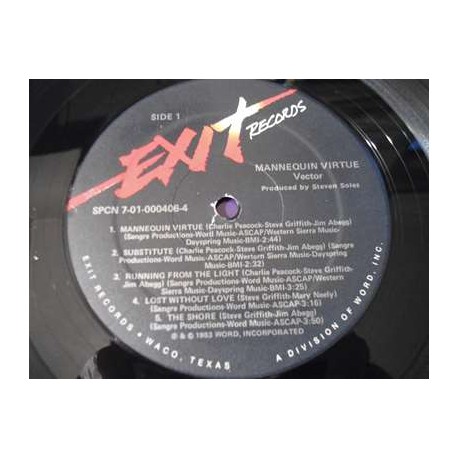 Vector - Mannequin Virtue LP Vinyl Record For Sale