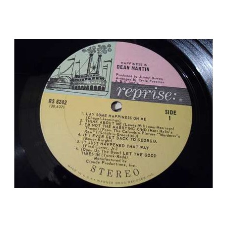 Dean Martin - Happiness LP Vinyl Record For Sale