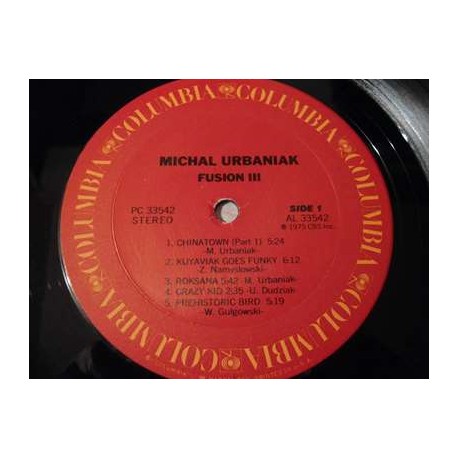 Michał Urbaniak - Fusion III LP Vinyl Record For Sale