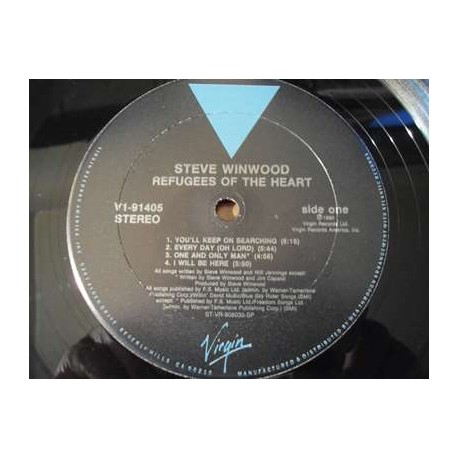 Steve Winwood - Refugees Of The Heart LP Vinyl Record For Sale