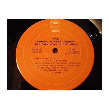 The Edgar Winter Group - They Only Come Out At Night Vinyl LP For Sale