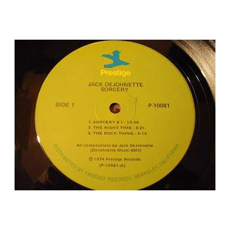 Jack DeJohnette - Sorcery LP Vinyl Record For Sale