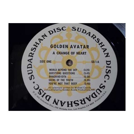 Golden Avatar - A Change Of Heart LP Vinyl Record For Sale