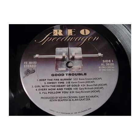 REO Speedwagon - Good Trouble Vinyl LP Record For Sale