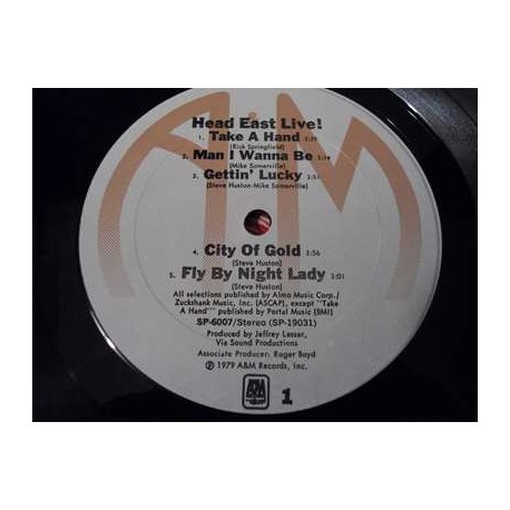 Head East - LIVE! 2xLP Vinyl Record For Sale