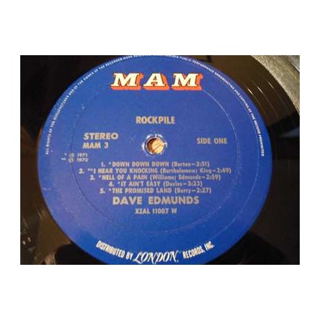 Dave Edmunds - Rockpile LP Vinyl Record For Sale