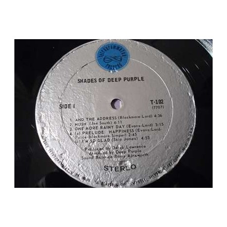 Deep Purple - Shades Of Deep Purple LP Vinyl Record For Sale