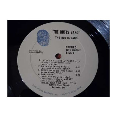 Butts Band - Self Titled LP Vinyl Record For Sale