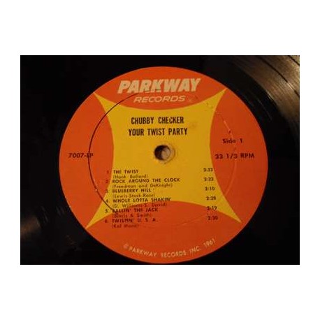 Chubby Checker - Your Twist Party LP Vinyl Record For Sale
