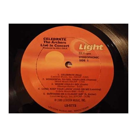 The Archers - Celebrate LP Vinyl Record For Sale