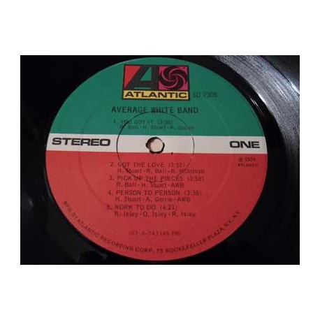 Average White Band - Self Titled Vinyl LP Record For Sale