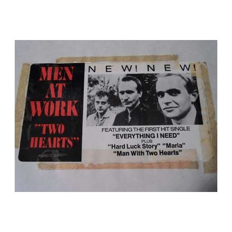 Men At Work - Two Hearts LP Vinyl Record For Sale