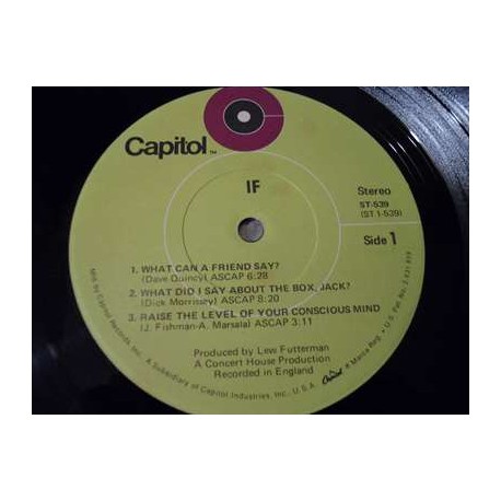 IF - Self Titled LP Vinyl Record For Sale