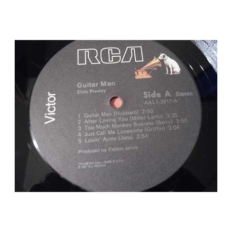 Elvis - Guitar Man LP Vinyl Record For Sale